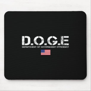 D.o.g.e Doge Department Of Government Efficiency U Mouse Mat