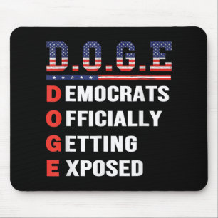D.o.g.e Doge Department Of Government Efficiency U Mouse Mat