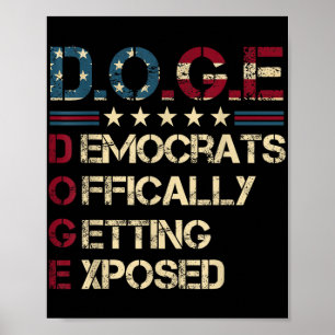D.o.g.e Doge Department Of Government Efficiency U Poster