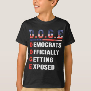 D.o.g.e Doge Department Of Government Efficiency U T-Shirt