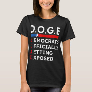 D.o.g.e Doge Department Of Government Efficiency U T-Shirt