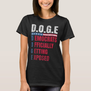 D.o.g.e Doge Department Of Government Efficiency U T-Shirt