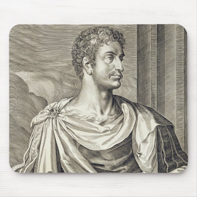 D. Octavius Augustus (63 BC - 14 AD) Emperor of Ro Mouse Mat (Front)