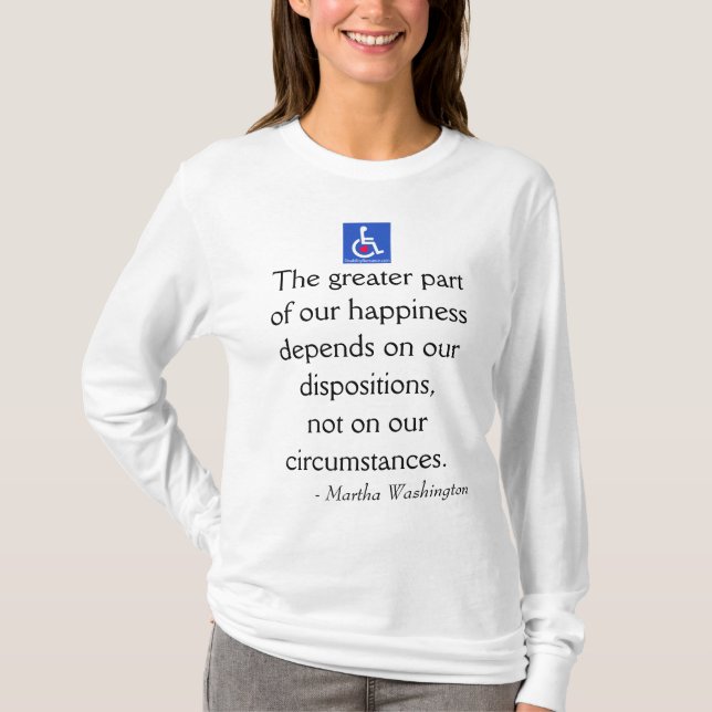D/R - Martha Washington Quote T-Shirt (Front)