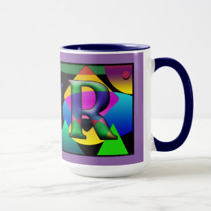 D & R Monogram Cofee mug