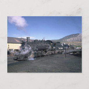 D&RGW narrow gauge 2-8-2 Postcard