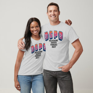 D S P D "Delivering Sucker Punches Daily" T-Shirt