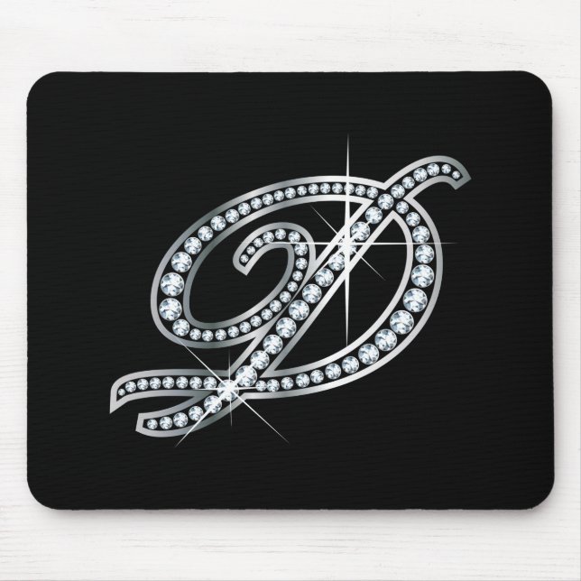 D script "Diamond Bling" Mouse Mat (Front)