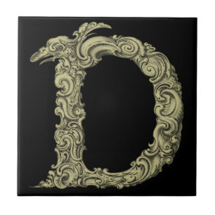 D - The Falck Alphabet (Golden) Tile