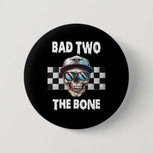D To The Bone Birthday Halloween Skeleton Boy Todd 6 Cm Round Badge