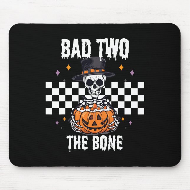 D To The Bone Skeleton Halloween Costume  Mouse Mat (Front)