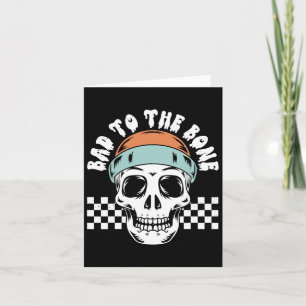 D To The Bone Skeleton Halloween Two Birthday Todd Card