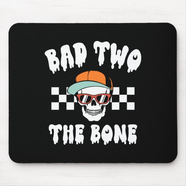 D To The Bone Skeleton Halloween Two Birthday Todd Mouse Mat (Front)