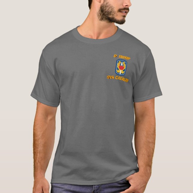 D Troop 17th Cavalry VSR M551 Sheridan Shirt (Front)