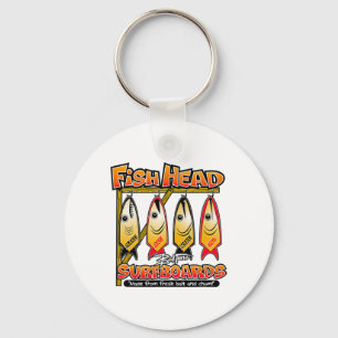 D Tuna Fish Head Surfboards Island Surfing For Sur Key Ring