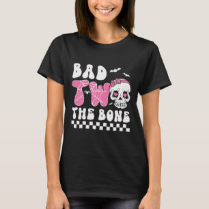 D Two The Bone Birthday Toddler Halloween Birthday T-Shirt