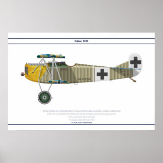 D.VII Jasta 10 Poster