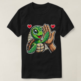 DA74-Turtle Love Zookeeper Marine Biologist Ocean  T-Shirt