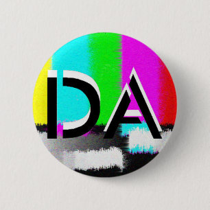 DA Black and White Static Button