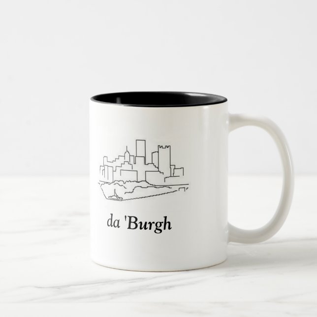 da 'Burgh Two-Tone Coffee Mug (Right)