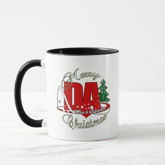 DA CHRISTMAS DOCTOR OF ACUPUNCTURE MUG (Left)