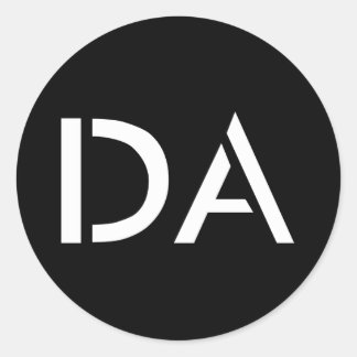 DA Classic Black Sticker
