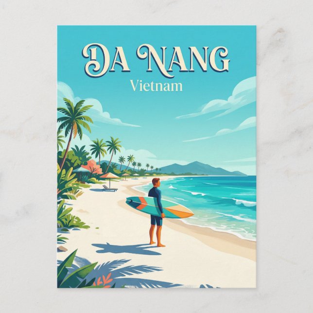 Da Nang Vietnam Postcard (Front)