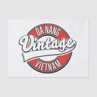 Da Nang vietnam retro logo Tissue Paper