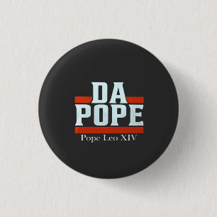 Da Pope From America Chicago Pope Leo XIV Provost  3 Cm Round Badge