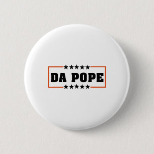 Da Pope From America Chicago Pope Leo Xiv Provost 6 Cm Round Badge