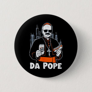 Da Pope From America Chicago Pope Leo Xiv Provost 6 Cm Round Badge