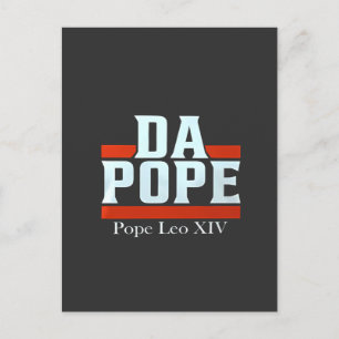 Da Pope From America Chicago Pope Leo XIV Provost Announcement Postcard