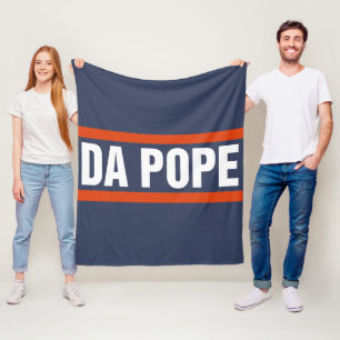 Da Pope From America Chicago Pope Leo XIV Provost Fleece Blanket