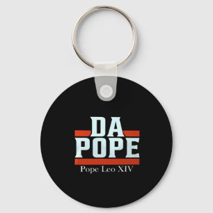 Da Pope From America Chicago Pope Leo XIV Provost  Key Ring