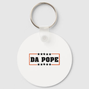 Da Pope From America Chicago Pope Leo Xiv Provost Key Ring