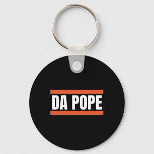 Da Pope From America Chicago Pope Leo Xiv Provost  Key Ring
