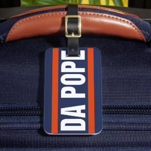 Da Pope From America Chicago Pope Leo XIV Provost Luggage Tag