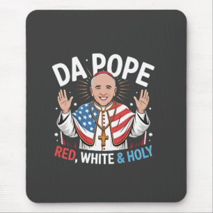 Da Pope From America Chicago Pope Leo XIV Provost Mouse Mat