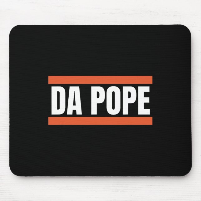 Da Pope From America Chicago Pope Leo Xiv Provost  Mouse Mat (Front)