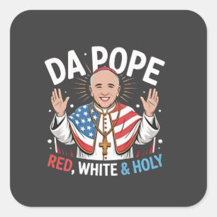 Da Pope From America Chicago Pope Leo XIV Provost Square Sticker