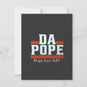 Da Pope From America Chicago Pope Leo XIV Provost  Thank You Card