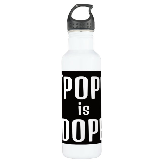 DA Pope is Dope Water Bottle (Front)