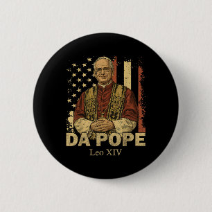 Da Pope Leo 6 Cm Round Badge