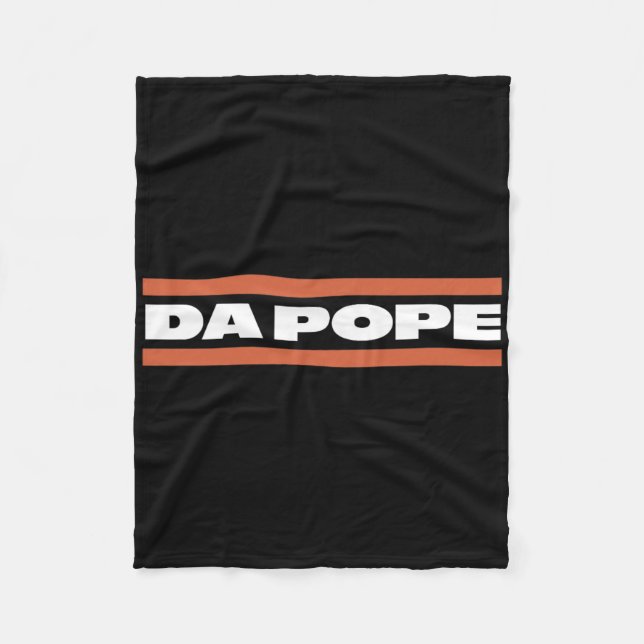 Da Pope Leo  Fleece Blanket (Front)