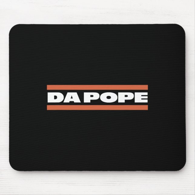 Da Pope Leo  Mouse Mat (Front)