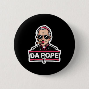 Da Pope Leo Xiv Christian Pope Robert Prevost Funn 6 Cm Round Badge