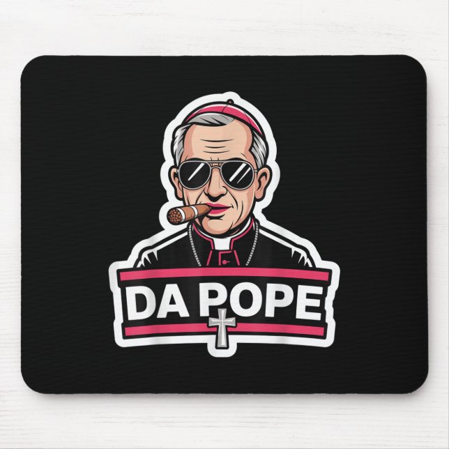 Da Pope Leo Xiv Christian Pope Robert Prevost Funn Mouse Mat (Front)