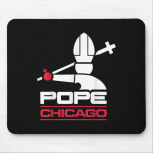 Da Pope Leo Xiv Shirt Chicago Baseball  Mouse Mat