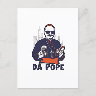 Da Pope Leo XIV Vatican 4Th of July USA  Invitation Postcard