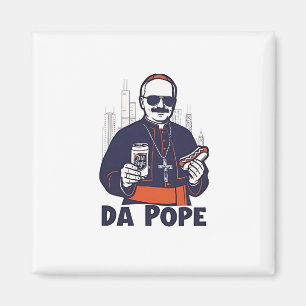 Da Pope Leo XIV Vatican 4Th of July USA  Magnet